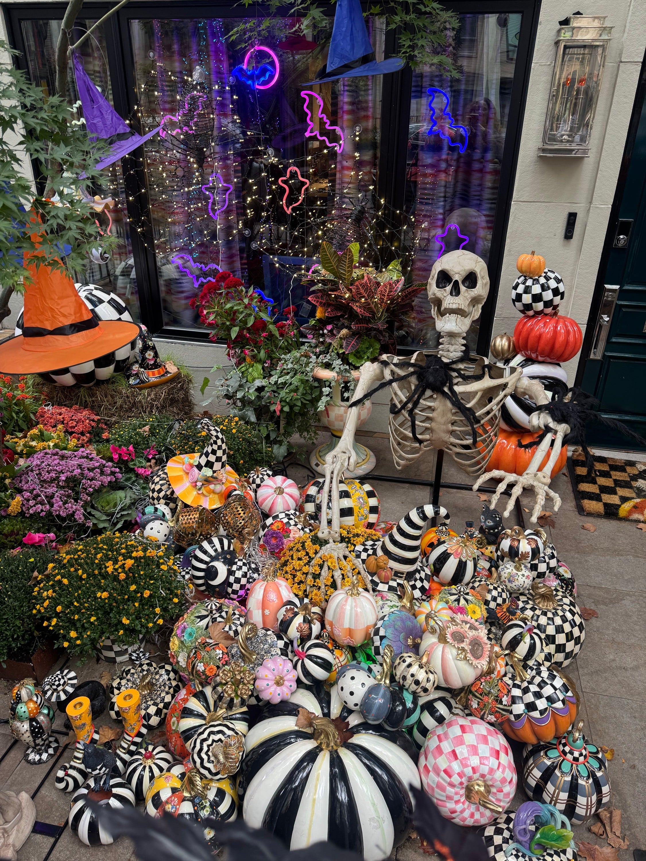 Halloween Decorations in my NYC neighborhood