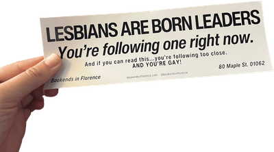 "Lesbians Are Born Leaders" Bumper Sticker