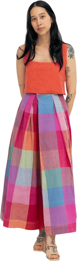 Rujuta Sheth Frida Pants in Prism Chex
