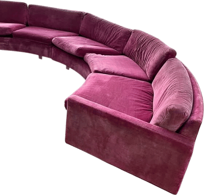 Milo Baughman Circular Sectional Sofa