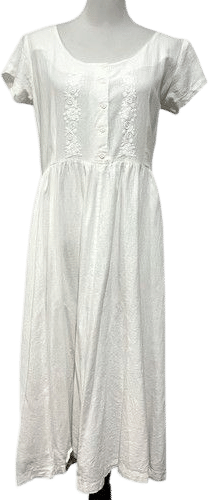 Vintage White Cotton Dress
