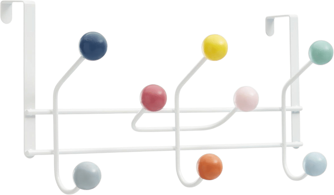 Orbit 8-Hook Over Door Rack