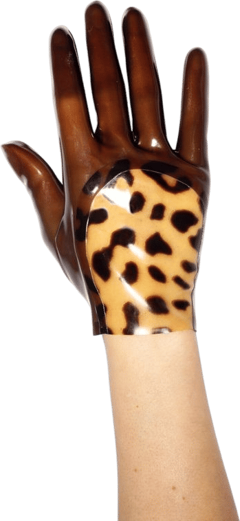 Renee Massoomian Leopard Driving Gloves