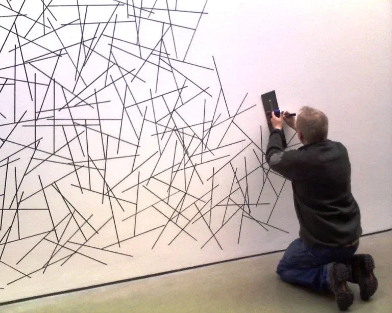 Sol LeWitt's wall drawing instructions