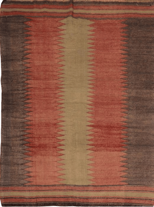 Kilim Brown Flat Woven 5'11" X 7'9" Area Rug 100-110432