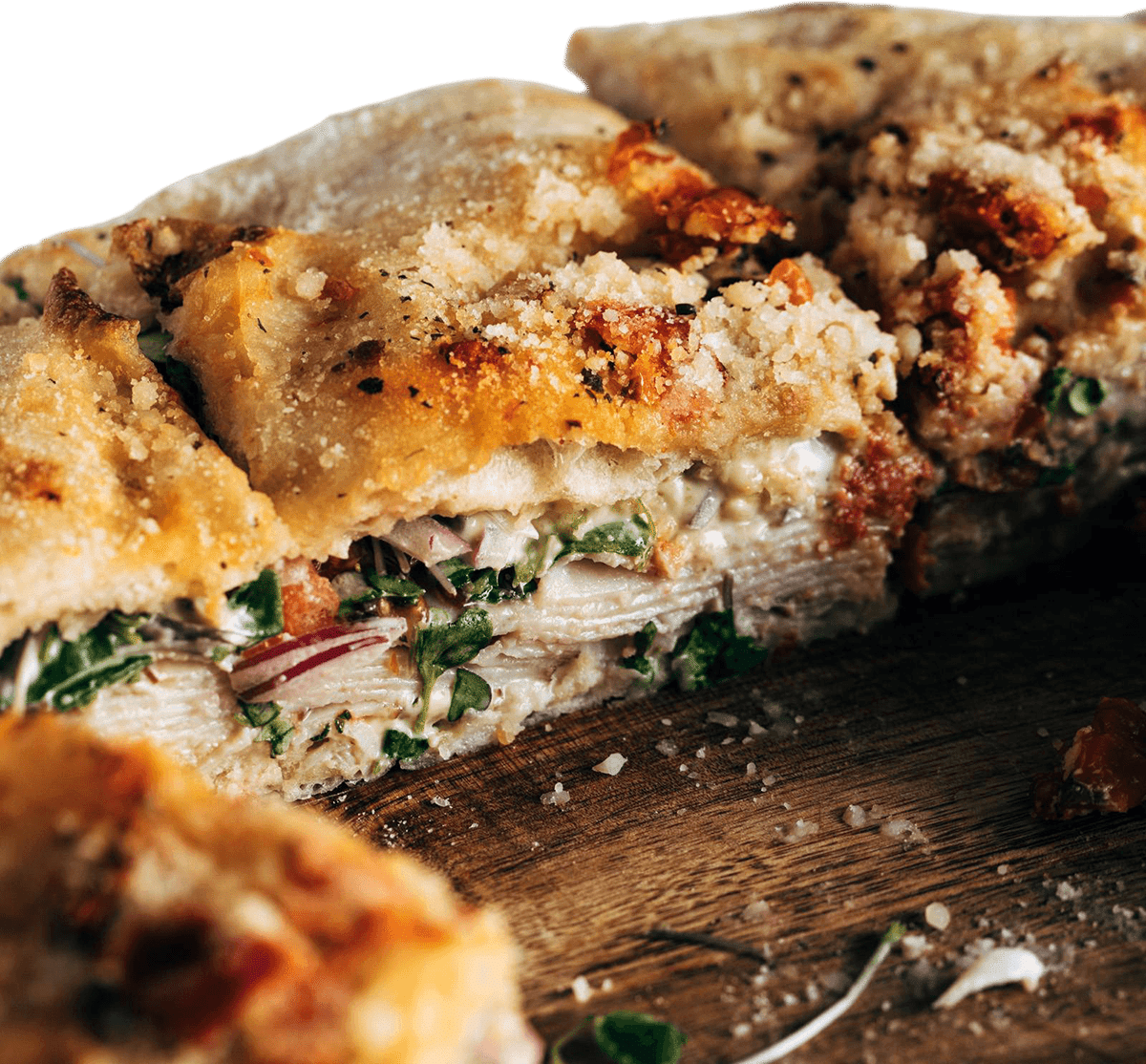 Trader Joe's Sun-Dried Tomato Focaccia Turkey Sandwich
