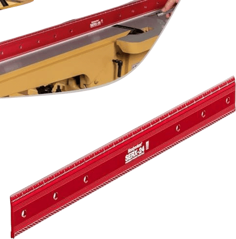 Woodpeckers SERX Precision Straight Edge Tool, 24 Inch, Freestanding Woodworking Machine Setup Rule, 0.0015" Tolerance Per Foot, Laser Engraved Scale