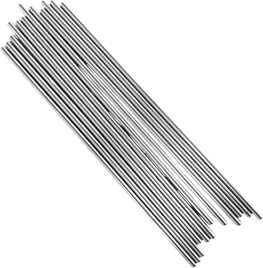 Stainless Steel Straws - 12 Pack (8.5")