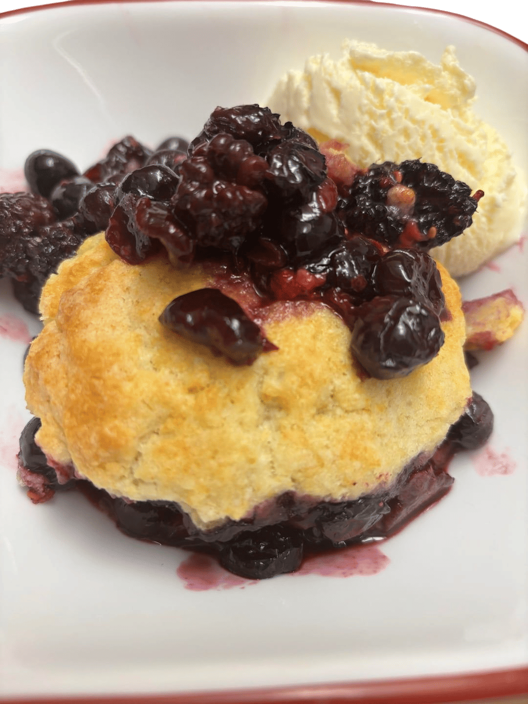 I have made the chez panisse blueberry cobbler recipe on the NYT cooking app three times this summer.