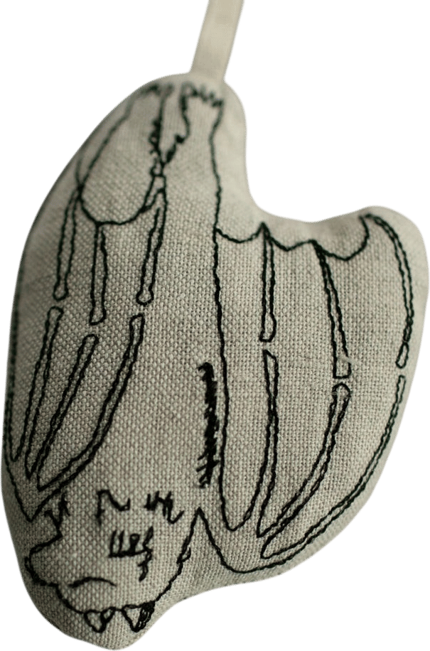 Spooky Bat Lavender Scented Token