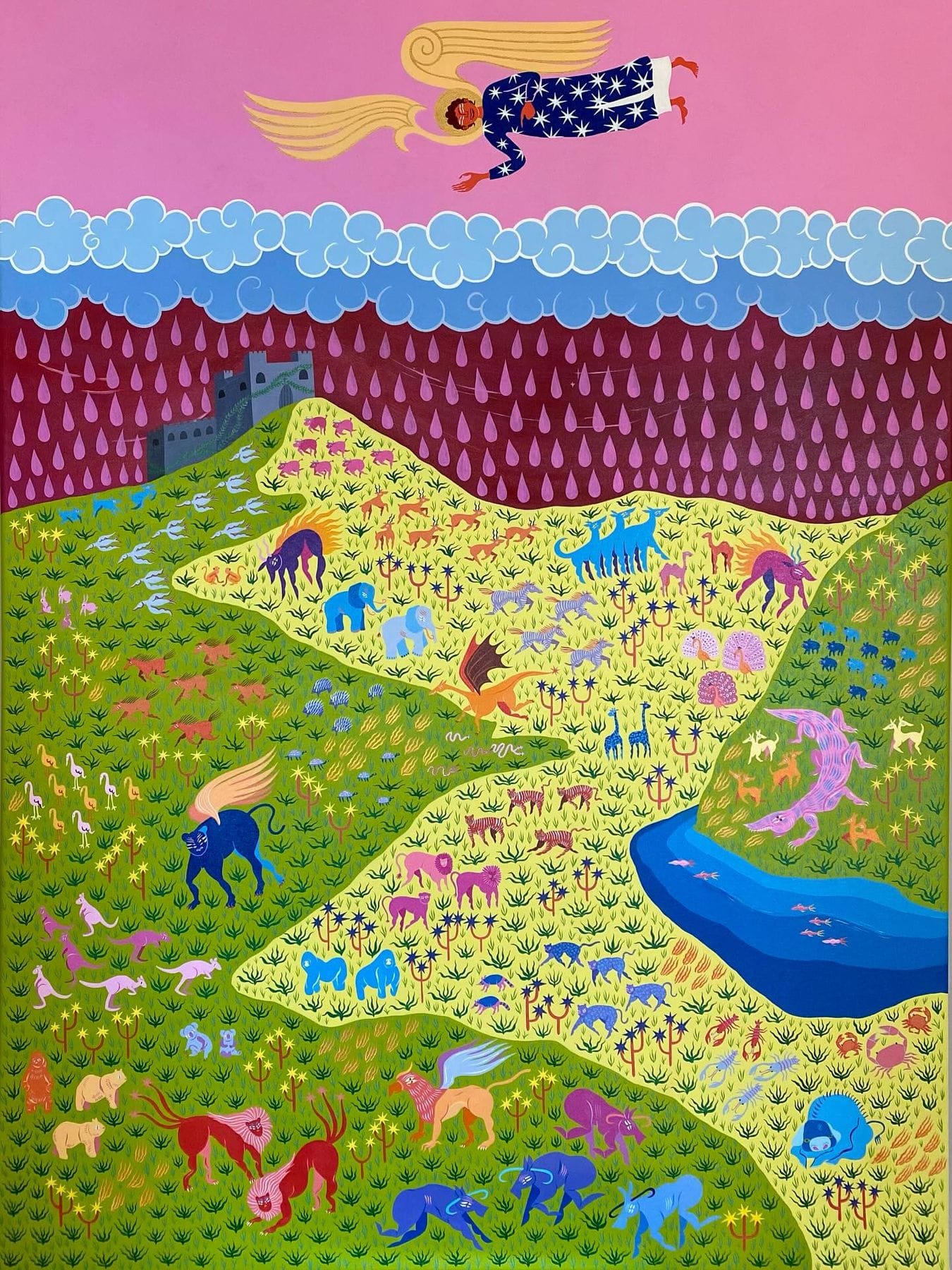 paintings by @dogperfume