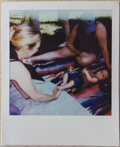 Take pics of your friends with their kids when you're hanging out