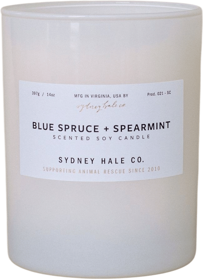 Sydney Hale Blue Spruce + Spearmint candles