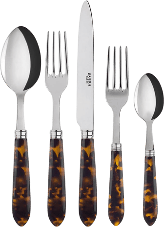 5-Piece Flatware Set - Tortue Collection