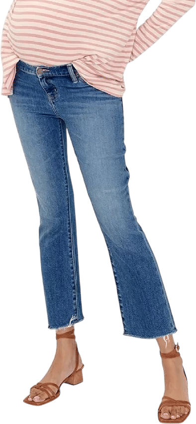 Under the Bump Crop Maternity Jean