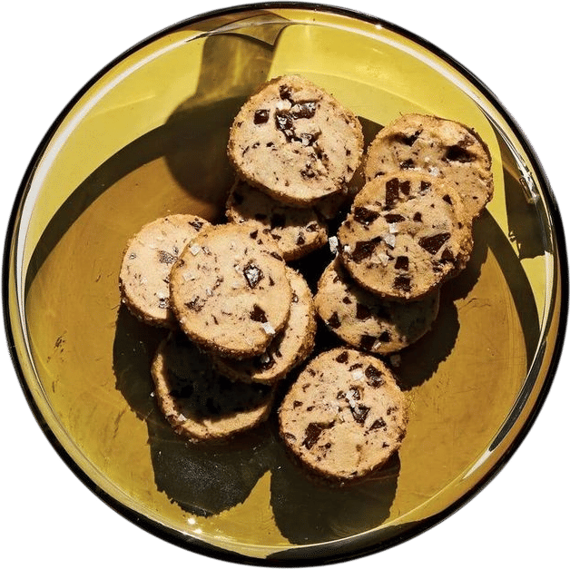 Salted Butter and Chocolate Chunk Shortbread