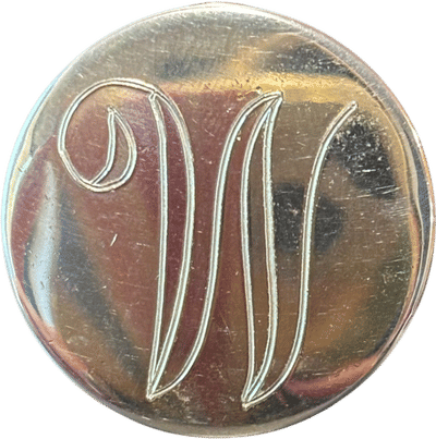"W" Signet Brooch