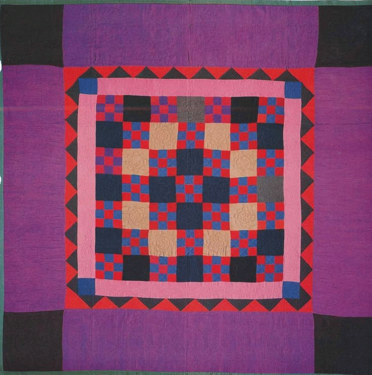 Nine-Patch Variation Amish Quilt (1930)
