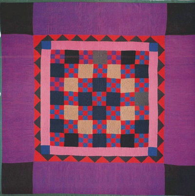 Nine-Patch Variation Amish Quilt (1930)