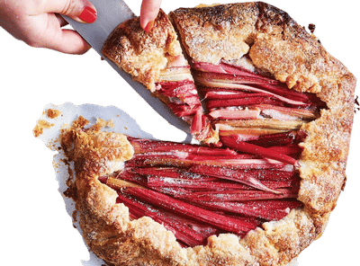 Rhubarb-Almond Galette Recipe