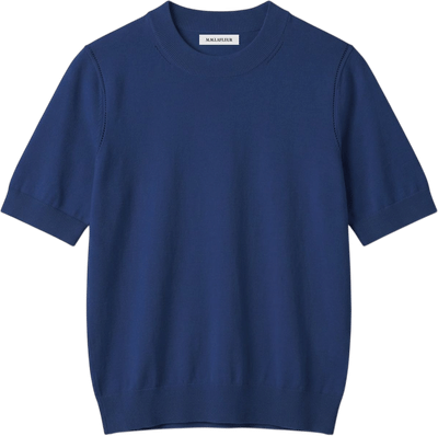 Cotton-Silk Knit Tee