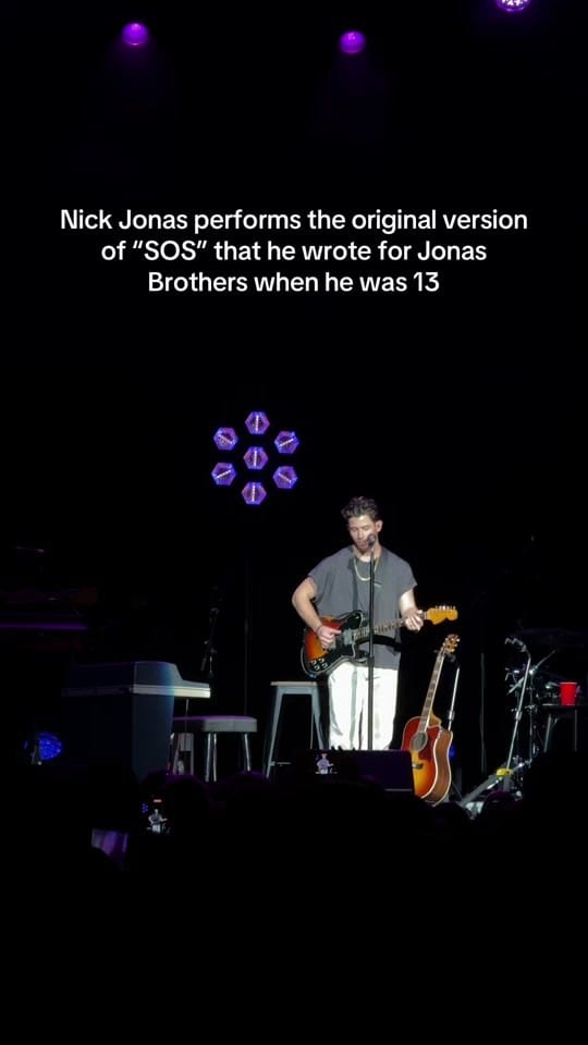 nick jonas original version of “SOS”