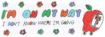 I'm on my way Bumper Sticker