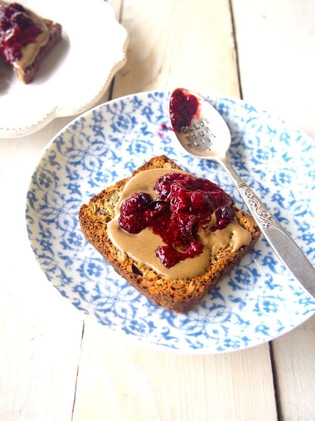 Peanut butter and jelly on toast