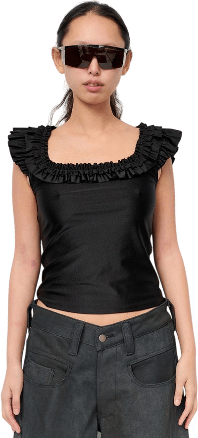 Black Kale Top