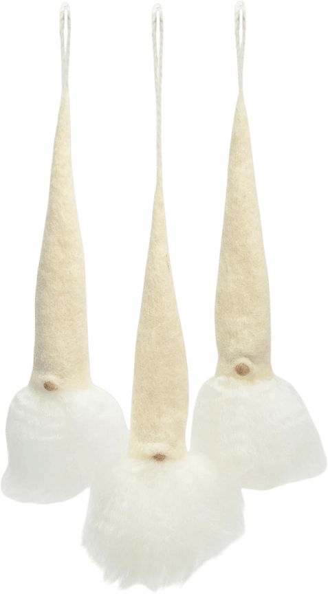 3-Pack Tomte Ornaments from Sweden