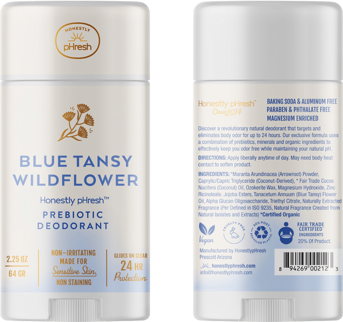 Blue Tansy & Wildflower pH Balancing Deodorant Stick