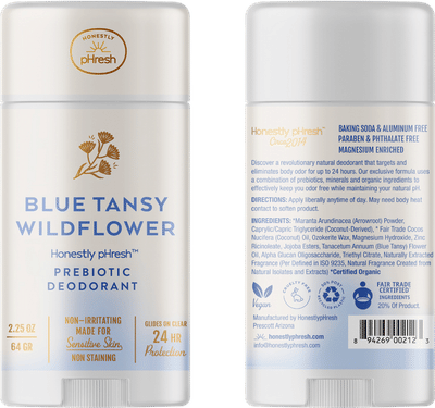 Blue Tansy & Wildflower pH Balancing Deodorant Stick