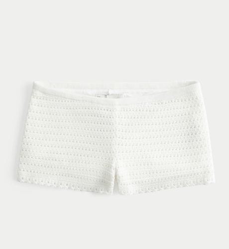 Crochet Style Shortie Shorts
