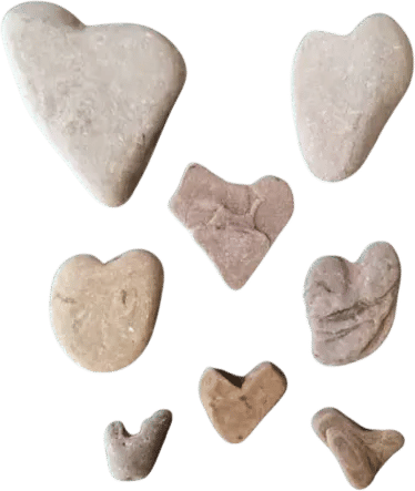 heart shaped rocks