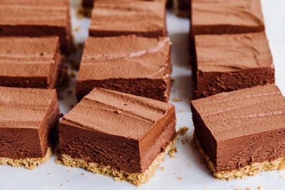 No-Bake Chocolate Mousse Bars Recipe