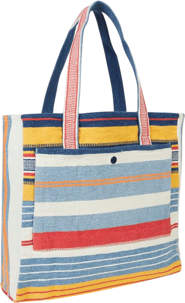 Original Madras Trading Company N°185 Mat Weave Tote Bag