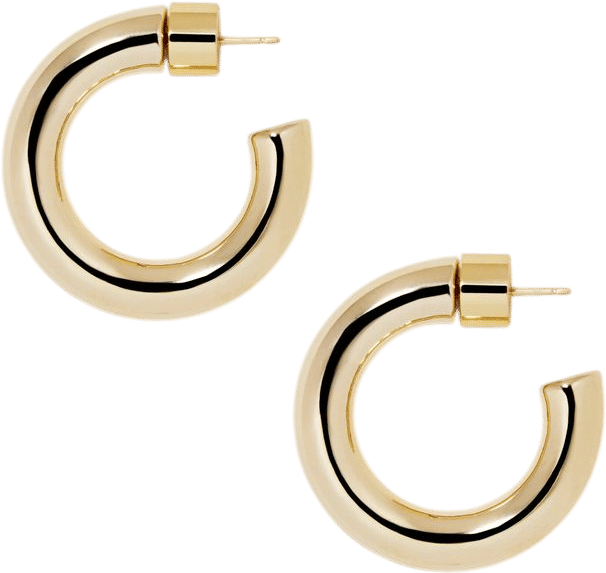 Samira Silver & Gold Huggie Earrings | Jennifer Fisher