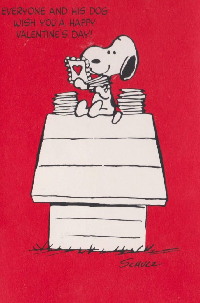 Vintage "Everybody & His DOG" Valentine Card