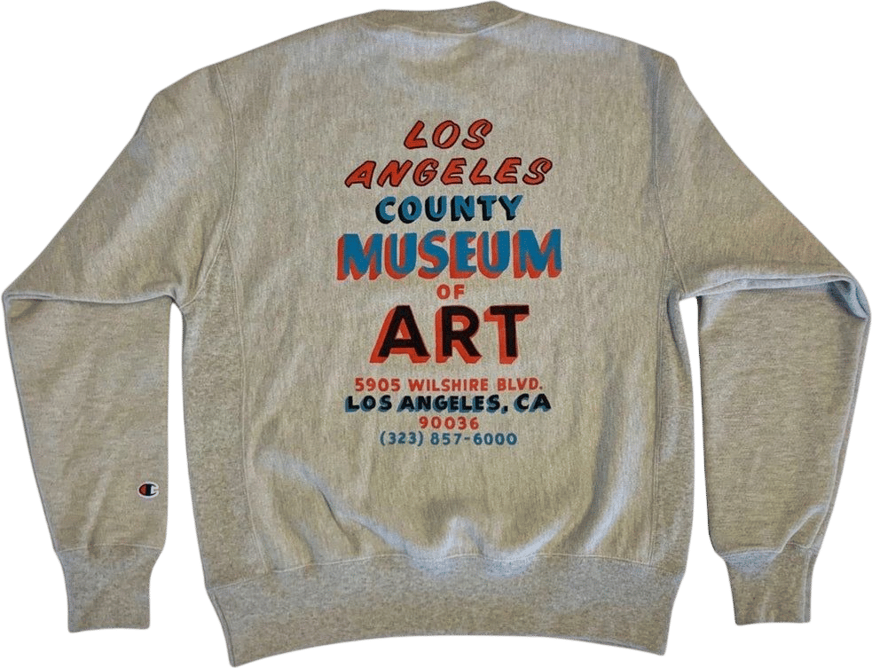 Hand-painted Sign LACMA Sweatshirt