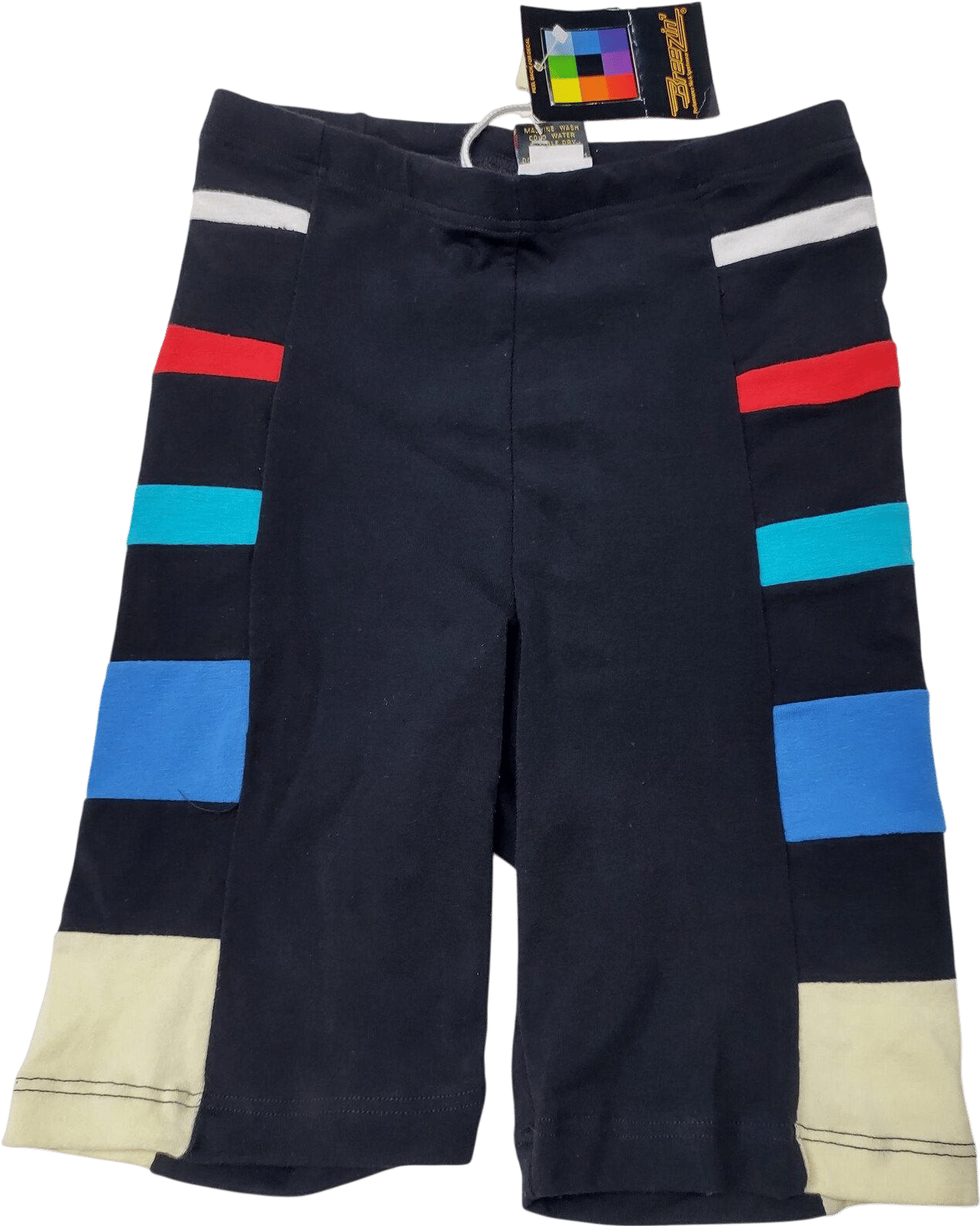 Vintage ~ NWT ~ Breezin Performance Ski and Sportswear ~ Biker Shorts ~ Medium ~ Black