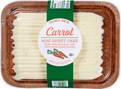 Trader Joe's Carrot Mini Sheet Cake