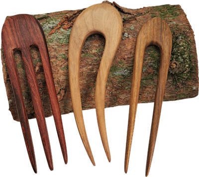 Sandalwood Hair Forks