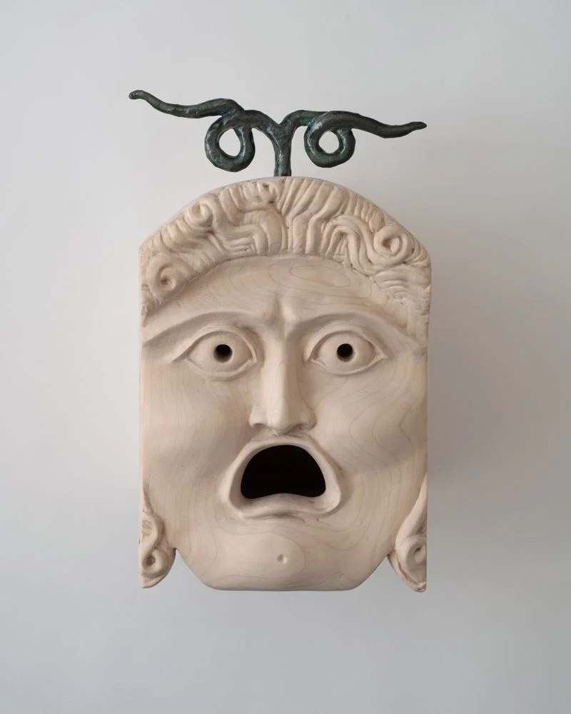 Medusa (birdhouse and perch)