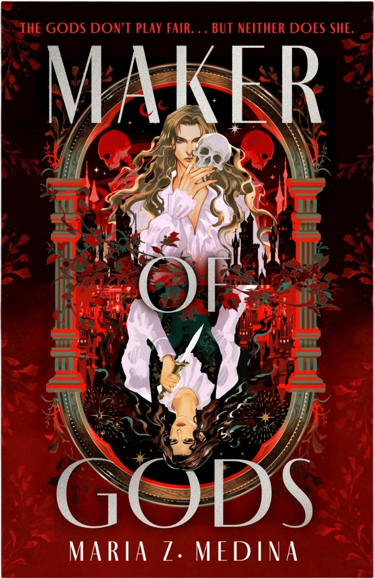 Maria Z. Medina on Instagram: "✨COVER REVEAL!✨ Introducing the cover of MAKER OF GODS, the second book of the MISTRESS OF BONES duology, on sale December 8th from @wednesdaybooks !
Isn't she absolutely gorgeous?? Thank you so much to my cover designer @kerriresnick and especially @afterblossom_art for the stunning art! You really brought my characters (and all the book-related little details!) to life ❤️
Red is very important in MAKER OF GODS, and it just happens to match perfectly with the first book. I am so proud with how this book turned out, and this cover is just the cherry on top. l can't wait to hold them together!!
In the swashbuckling finale to the Mistress of Bones duology perfect for fans of The Bone Shard Daughter and Six of Crows, a necromancer and the God of Death must outwit the Gods themselves—or end the world trying.
Necromancer Azul del Arroyo only wanted one thing: to steal her sister back from Death by reclaiming her sister's bones. But after inadvertently uncovering a plot to reawaken the gods and suffering a great loss, she feels further from her goal than ever.
In exchange for a chance to save her sister, Azul's only choice is to work together with Death, now in Enjul's body, to uncover an underground group set on finding the rest of the gods in the blood-red city of Bremón. And with his mysterious motivations, silver tongue, and magnetic interest in Azul, Death does not make it easy.
Determined to get revenge on the Faceless Witch, Nereida, the Count, and Esparza also find their way to Bremón to join Azul, only to discover that Death is not the only god who has already awakened...and the rest of the gods are not as merciful.
Lies, games, and gods collide in Maria Z. Medina's masterful follow-up to Mistress of Bones, where the only thing stronger than the divine is human will.
#yafantasybooks #fantasybooks #bookstagram #coverreveal"