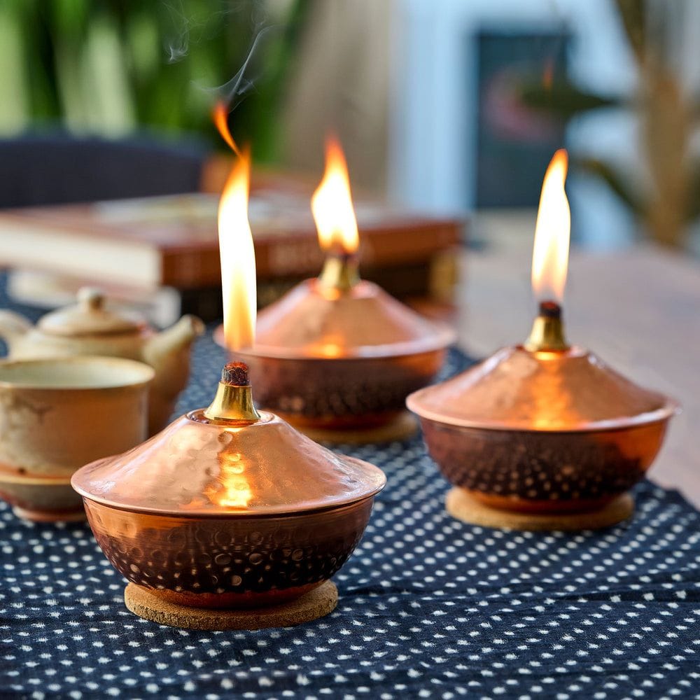 Copper Outdoor Torches