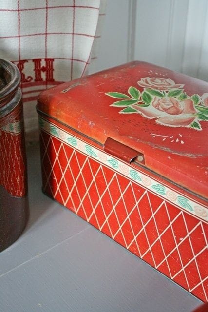Put a vintage breadbox in your pantry