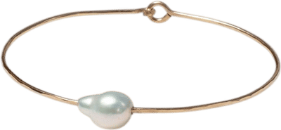 Petite Baroque Pearl Cuff Bracelet