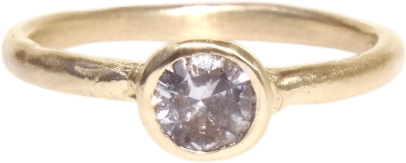 Lavender Sapphire Solitaire Ring