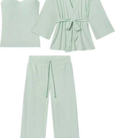 Maternity DreamModal Kimono Three-Piece Set