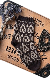 Ouija Socks by Marjoram Knits